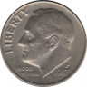 Монета. США. 10 центов 1987 год. Монетный двор P. ав.