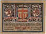 Бона. Нотгельд. Германия. Город Падерборн. 50 пфеннигов 1920 год. ав.