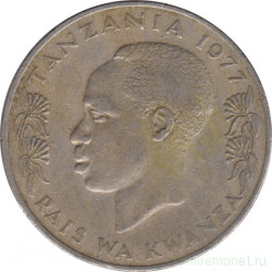 Монета. Танзания. 1 шиллинг 1977 год.
