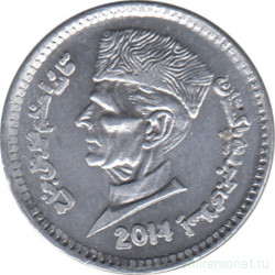 Монета. Пакистан. 1 рупия 2014 год.
