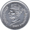 Монета. Пакистан. 1 рупия 2014 год. ав.