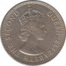 Монета. Малайя и Британское Борнео (Малайзия). 10 центов 1961 год. (H). рев.