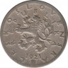  Монета. Чехословакия. 50 геллеров 1921 год. ав.