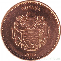 Монета. Гайана. 1 доллар 2015 год.
