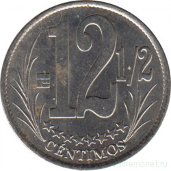 Монета. Венесуэла. 12,5 сентимо 2007 год.