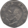 Монета. Мексика. 10 песо 1977 год. ав.