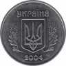 Монета. Украина. 5 копеек 2004 год. ав.