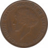 Монета. Люксембург. 10 сантимов 1930 год. ав.