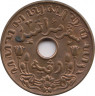 Монета. Нидерландская Ост-Индия. 1 цент 1942 год. P. рев.