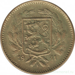 Монета. Финляндия. 5 марок 1941 год.