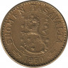 Аверс. Монета. Финляндия. 20 марок 1960 год.