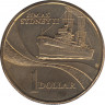 Монета. Австралия. 1 доллар 2000 год. Крейсер "Сидней" S.. ав.