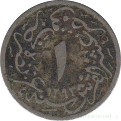 Монета. Египет. 1/10 кирша 1884 (1293/10) год.
