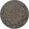 Монета. Египет. 1/10 кирша 1884 (1293/10) год. рев.