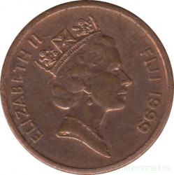 Монета. Фиджи. 1 цент 1999 год.