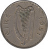 Монета. Ирландия. 1 шиллинг 1951 год. ав.