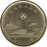 Монета. Канада. 1 доллар 2021 год. рев.