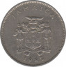 Монета. Ямайка. 10 центов 1985 год. ав.