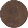 Монета. Цейлон (Шри-Ланка). 1 цент 1909 год. рев.