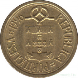Монета. Португалия. 10 эскудо 1996 год.