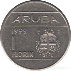 Монета. Аруба. 1 флорин 1999 год.