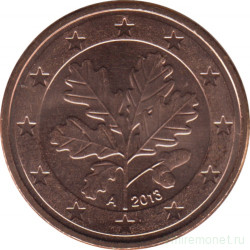 Монета. Германия. 5 центов 2013 год. (A).