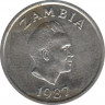 Монета. Замбия. 5 нгве 1987 год. ав.