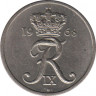  Монета. Дания. 10 эре 1968 год. ав.