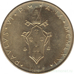 Монета. Ватикан. 20 лир 1971 год. Благородный олень.