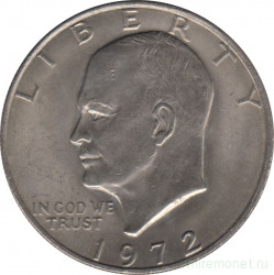 Монета. США. 1 доллар 1972 год.