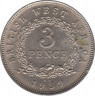 Монета. Британская Западная Африка. 3 пенса 1939 год. (KN). ав.