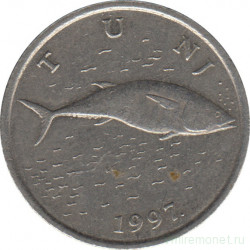 Монета. Хорватия. 2 куны 1997 год.
