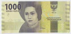 Банкнота. Индонезия. 1000 рупий 2016 год.