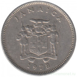 Монета. Ямайка. 5 центов 1978 год. 