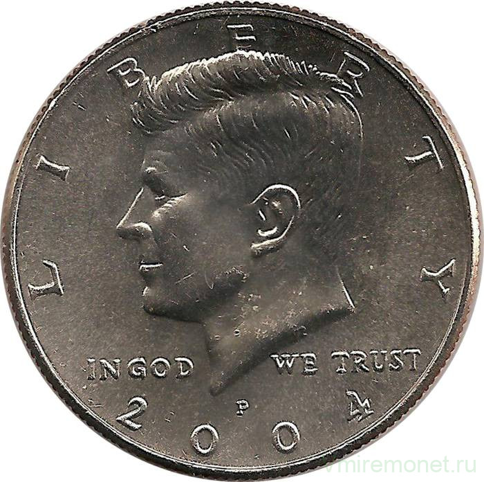 Монета. США. 50 центов 2004 год. Монетный двор P.