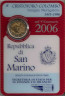 Аверс. Монета. Сан-Марино. 2 евро 2006 год. 500 лет со дня смерти Христофора Колумба. (Буклет, коинкарта).