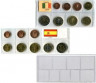 Холдер для набора разменных монет евро. Размер (70*146 мм). Упаковка 10 штук.