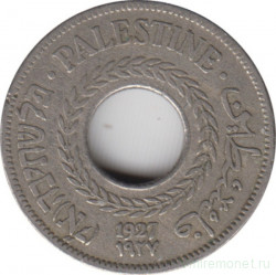 Монета. Палестина. 5 милей 1927 год.
