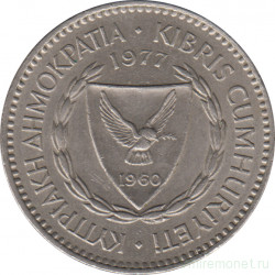 Монета. Кипр. 100 милей 1977 год.