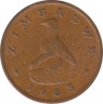 Монета. Зимбабве. 1 цент 1983 год. ав.