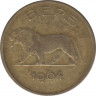 Монета. Руанда-Бурунди. 1 франк 1964. ав.