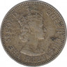 Монета. Малайя и Британское Борнео (Малайзия). 10 центов 1961 год. рев.