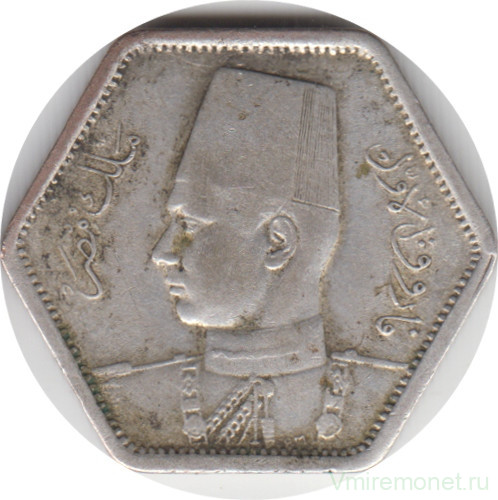 Монета. Египет. 2 пиастра 1944 год.