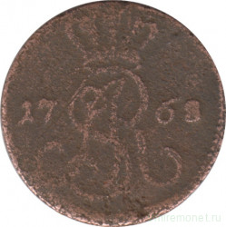Монета. Польша. 1 грош 1768 год. g (малая).