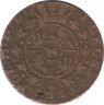 Монета. Польша. 1 грош 1768 год. g (малая). рев.