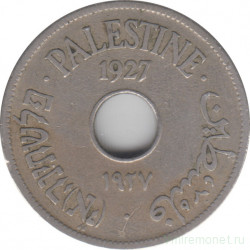 Монета. Палестина. 10 милей 1927 год.