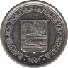 Монета. Венесуэла. 10 сентимо 2007 год. ав.
