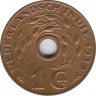 Монета. Нидерландская Ост-Индия. 1 цент 1939 год. ав.