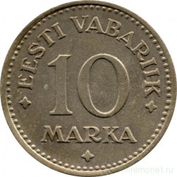 Монета. Эстония. 10 марок 1925 год.