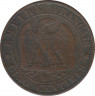 Монета. Франция. 5 сантимов 1856 год. BB. рев.